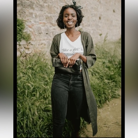 Sseko Sweaters - Sseko Designs Long Olive Duster Jacket Cardigan | Ethical Fashion | One Size